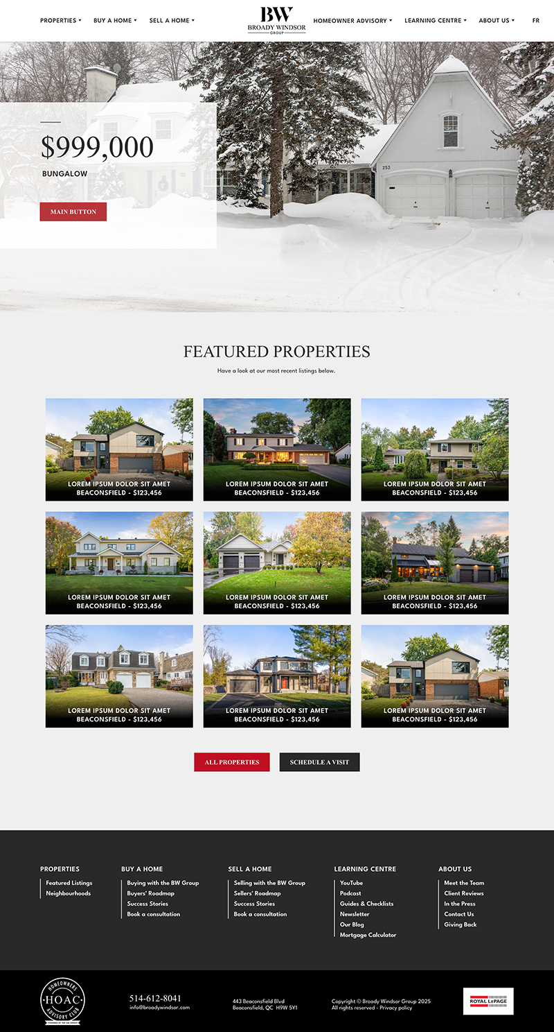 Page Featured Properties