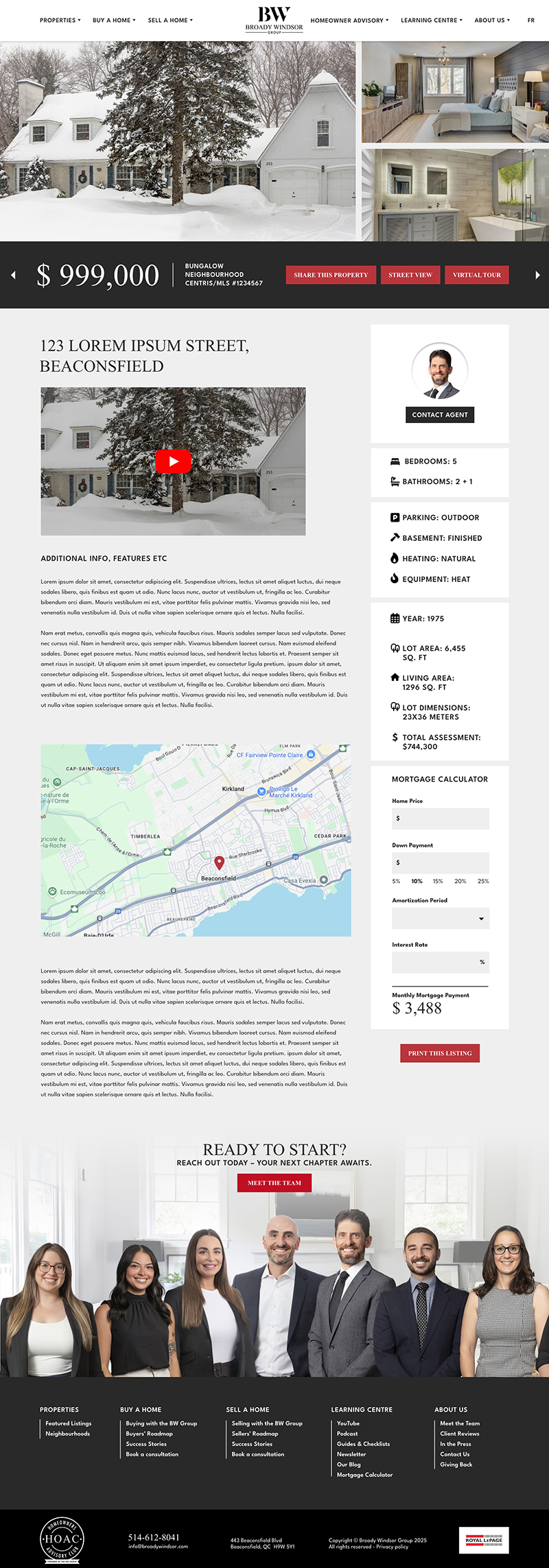 Page Property Details